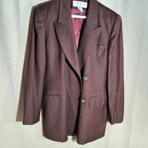 Rena Rowan Men's blazer 100% wool brown
